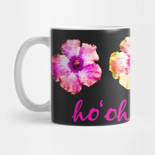 Give Joy - Hawaiian Aloha Hibiscus Design - Hawaiian Language Mug